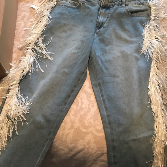 Fringe Boyfriend Jeans from PLT - Picture 2 of 6